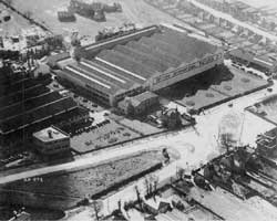 An aerial view of British International Pictures' studio complex, built in 1926 and expanded after the coming of sound.