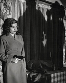 Jane Greer as Kathie Moffat in Jacques Tourneur’s Out of the Past.