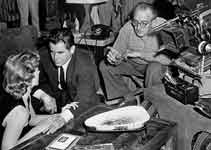 Fritz Lang directs Ford and Gloria Grahame in 'The Big Heat'