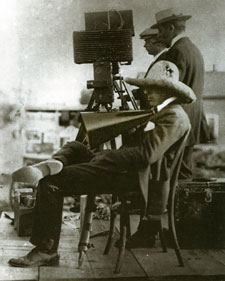 DW Griffith on Set