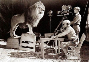 Recording Leo the Lion