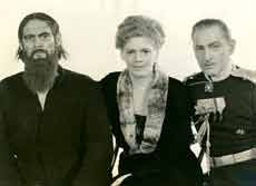 The three Barrymores as Rasputin, Alexandra and Chegodieff
